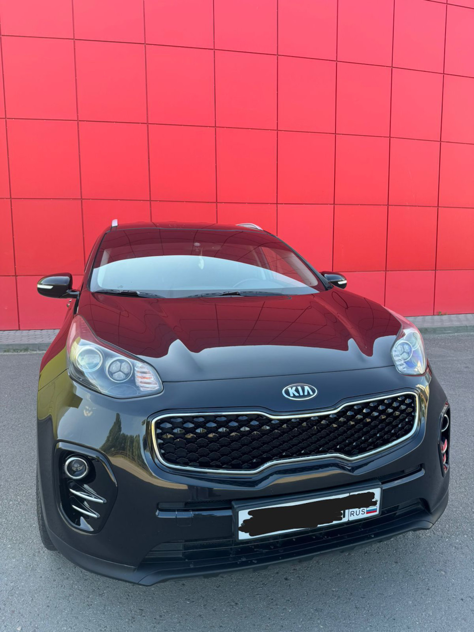 BLACK SPORTAGE — KIA Sportage (4G), 2 л, 2017 года | фотография | DRIVE2