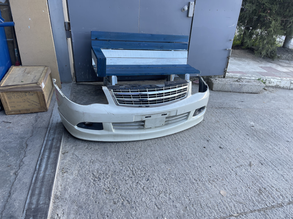Новый бампер bluebird sylphy g11 на almera g15 😎 — Nissan Almera V (G11 ...