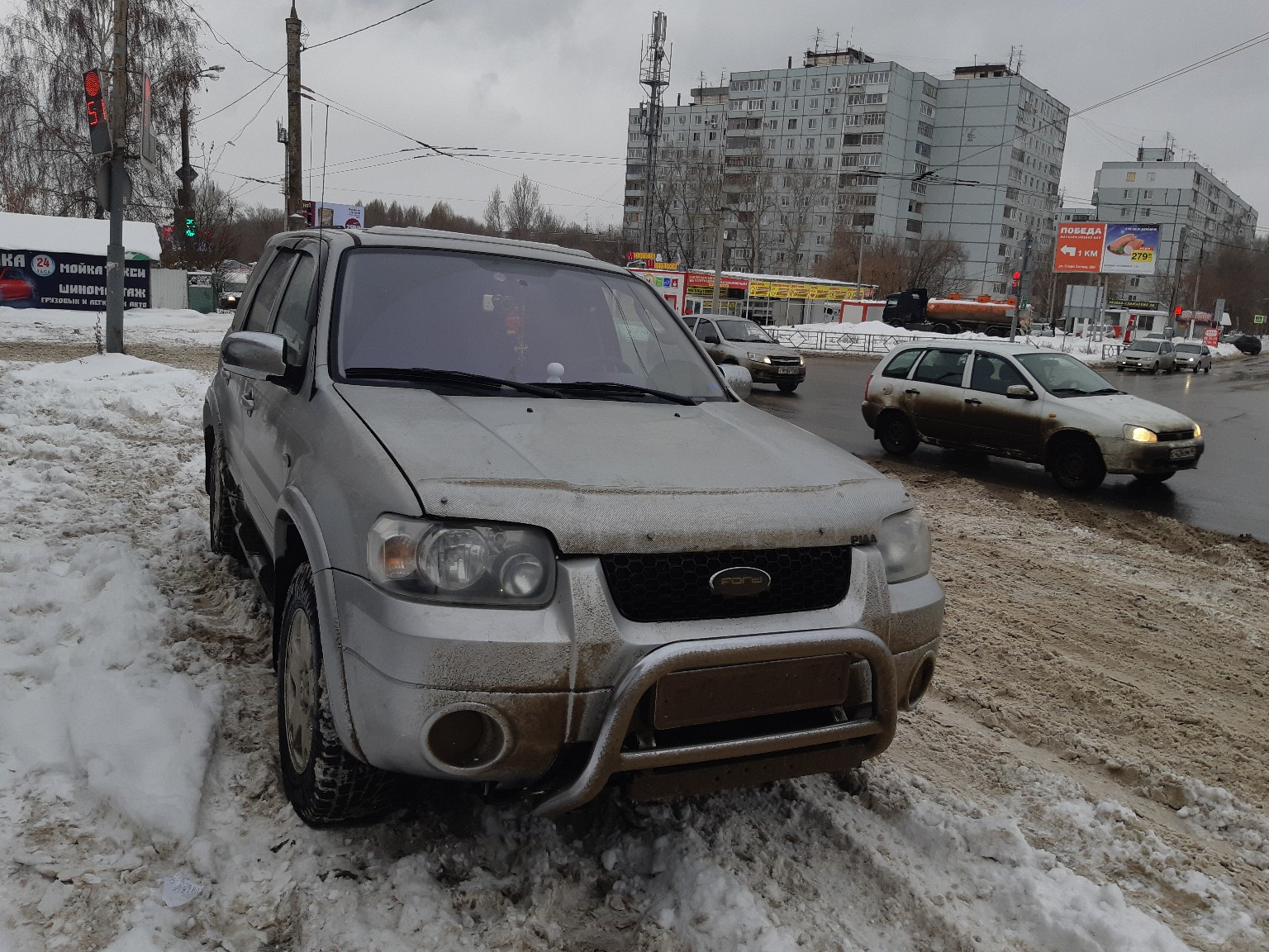 Покупка зимних Ш шин. — Ford Maverick II, 3 л, 2005 года | шины | DRIVE2