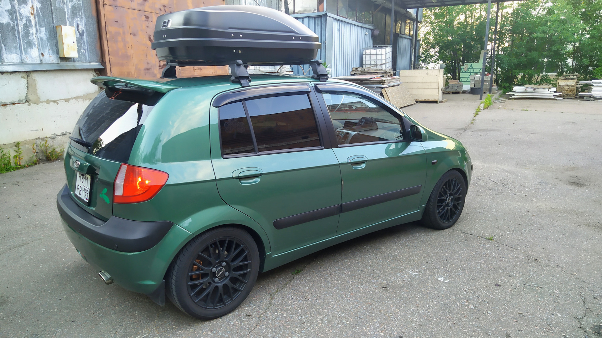 Летний комплект колес R16 на Гетц — Hyundai Getz, 1,4 л, 2006 года ...