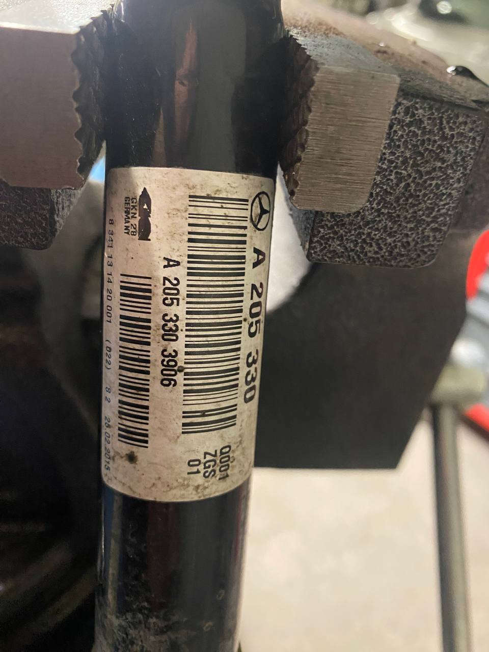 Левый привод w205 — Mercedes-Benz C-class (W205), 2,1 л, 2015 года ...