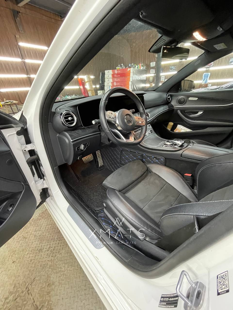 Коврики из экокожи для Mercedes-Benz E-Class W213. 3D коврики из ...
