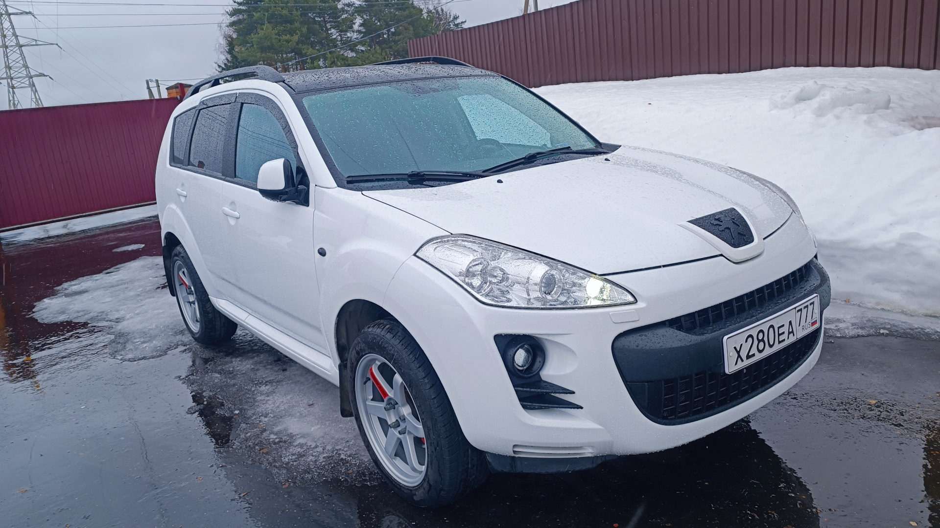 Peugeot 4007 2.4 бензиновый 2011 | Снежок... на DRIVE2