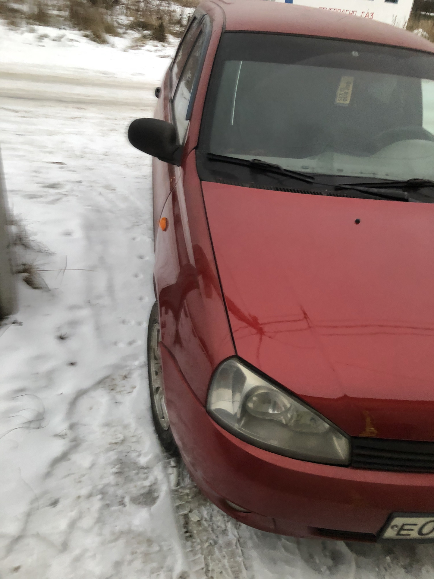 Пластиковые крылья на калину + покраска капота — Lada Калина универсал ...