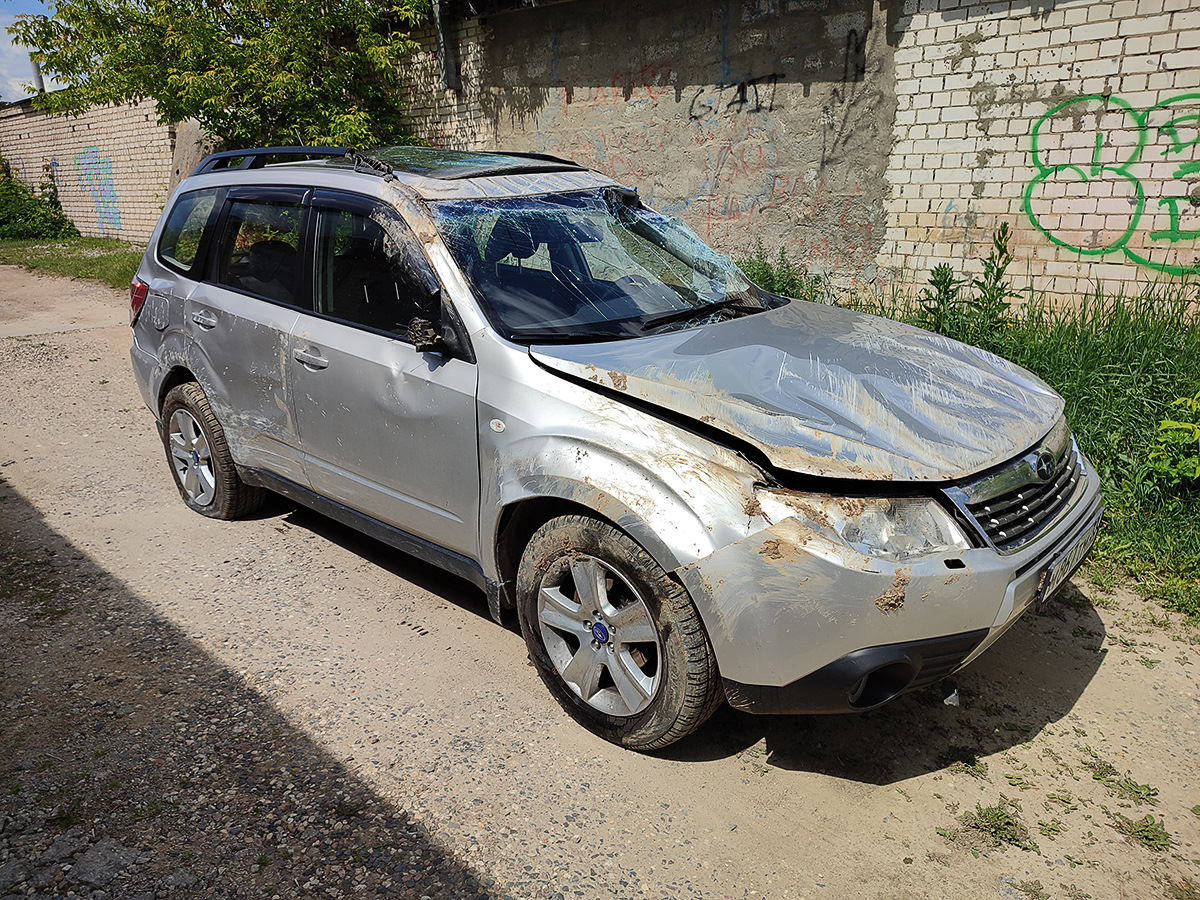 ДТП — Subaru Forester (SH), 2 л, 2008 года | ДТП | DRIVE2