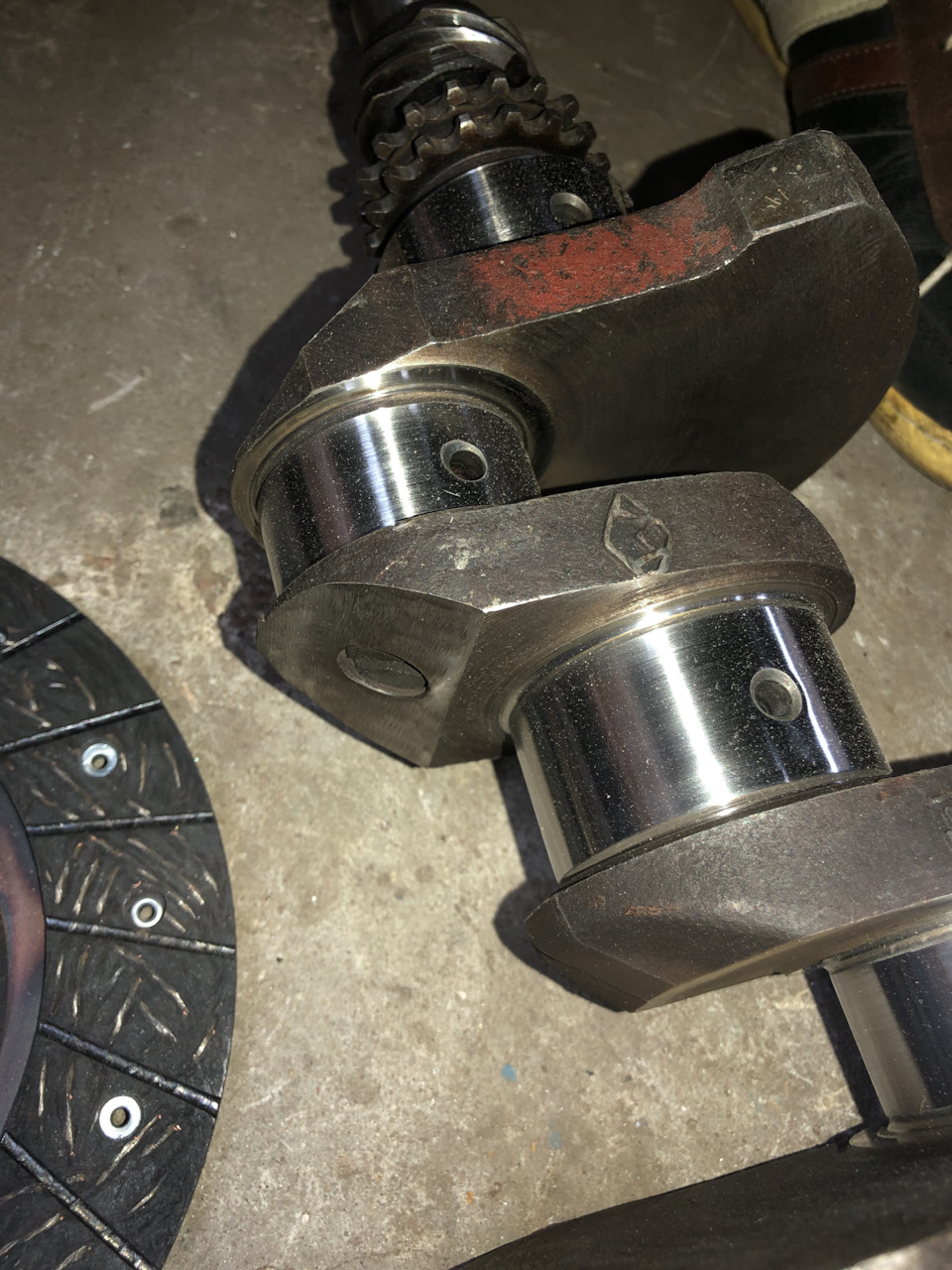 Узам 2,2 не как у всех. Облегчение коленвала. Сцепление Тойота 215мм ...