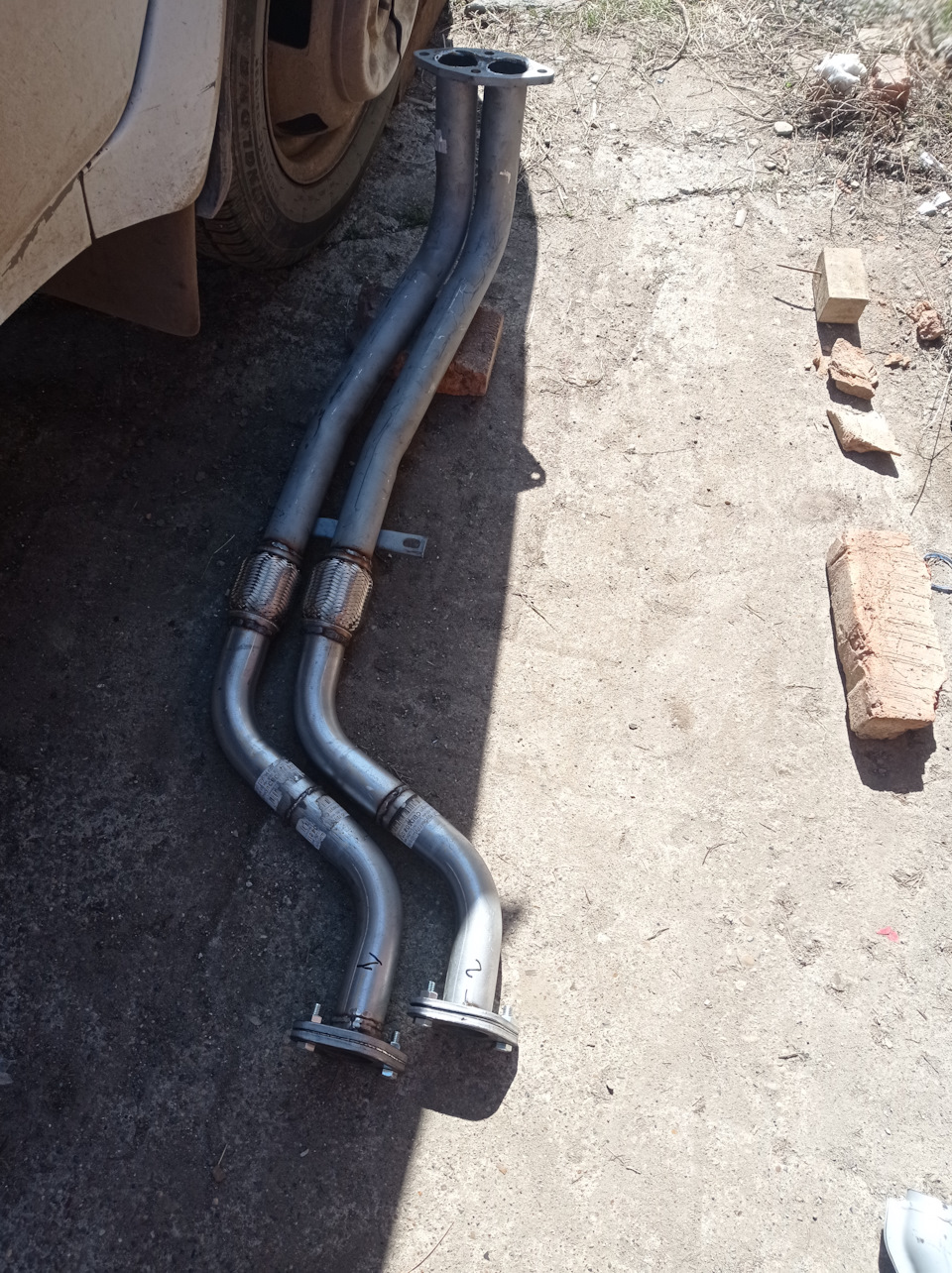 Выхлоп переделка — ГАЗ Газель, 2,9 л, 2004 года | своими руками | DRIVE2