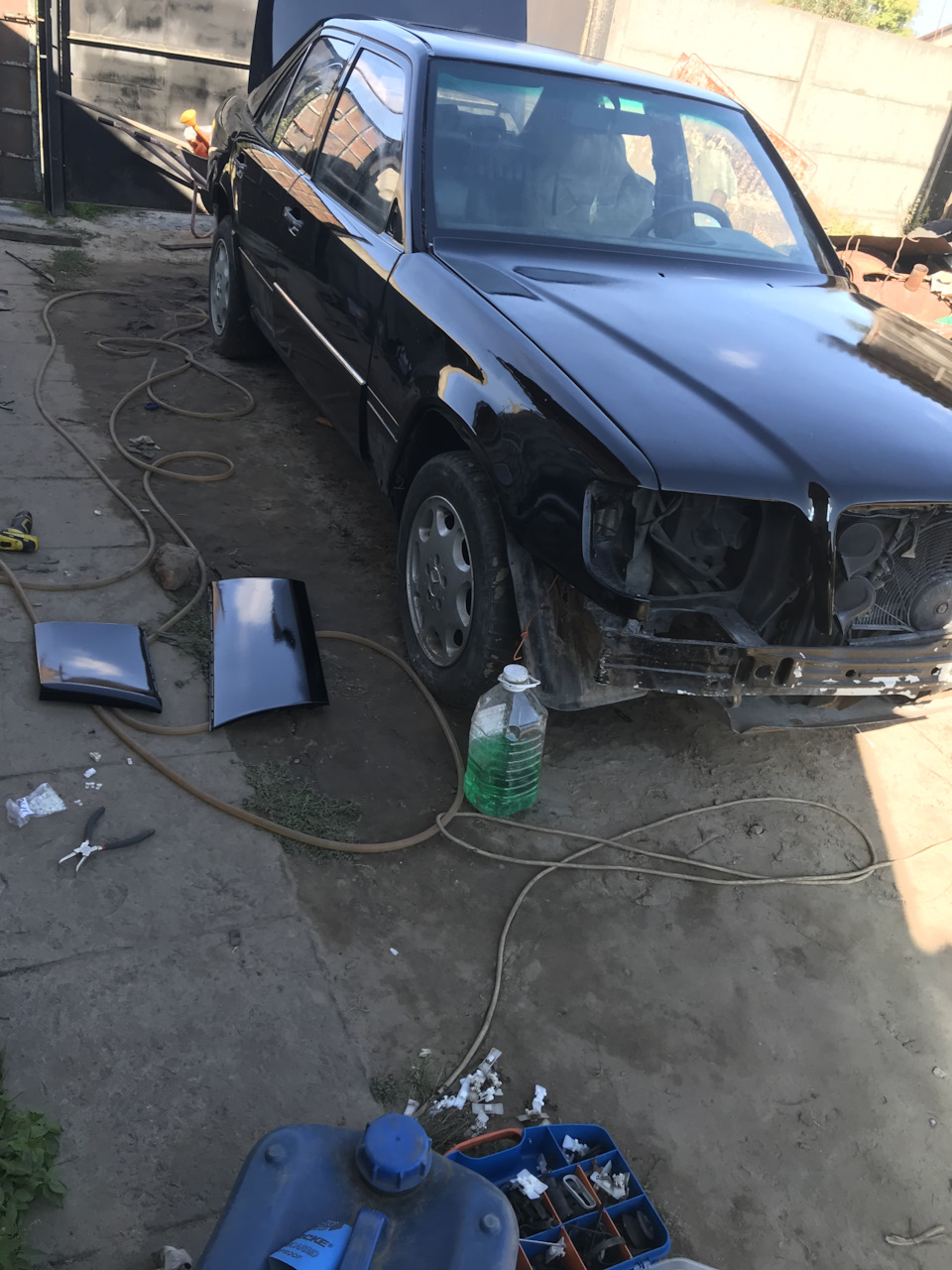 Покраска авто после варки — Mercedes-Benz E-class (W124), 2,2 л, 1993 года  | кузовной ремонт | DRIVE2