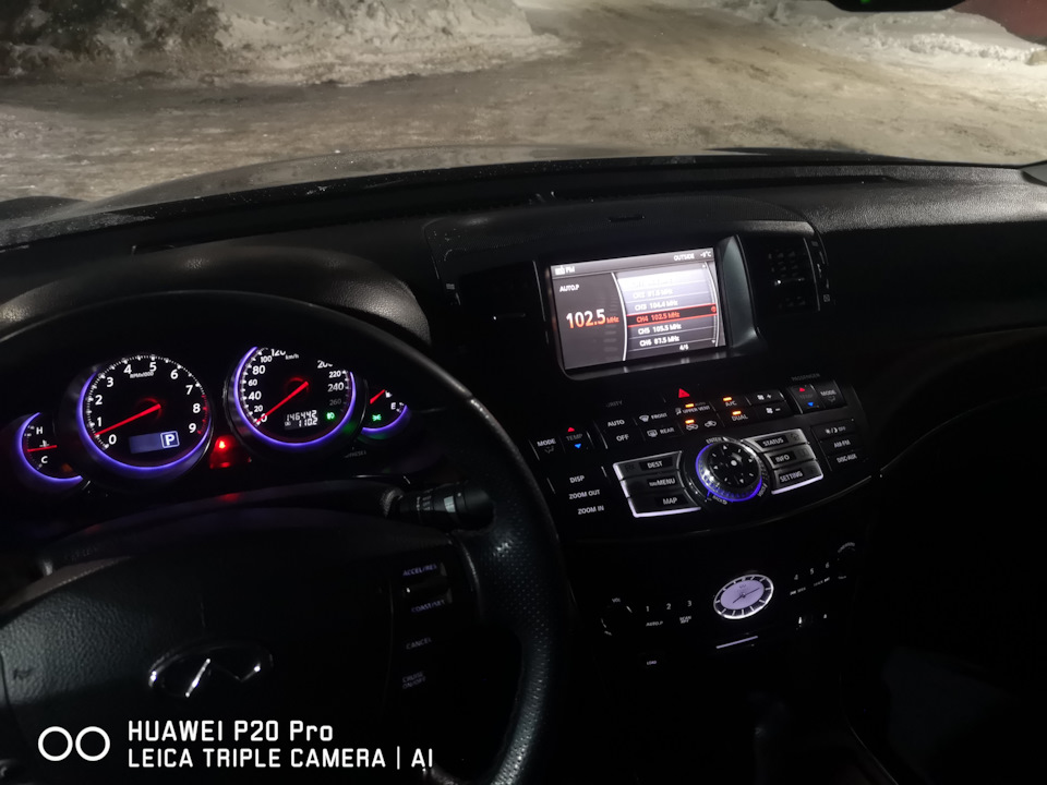 Перепайка приборной панели(спидометр) — Infiniti M (2G), 3,5 л, 2008 ...