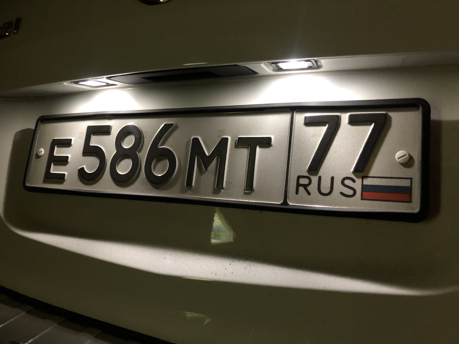 Рамки гос номера RCS — Mercedes-Benz GLK-Class (X204), 2,1 л, 2014 года ...