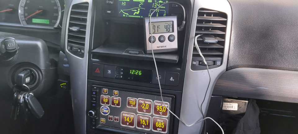 Печка слабо греет. Нужен совет. — Chevrolet Captiva (1G), 3,2 л, 2007 ...