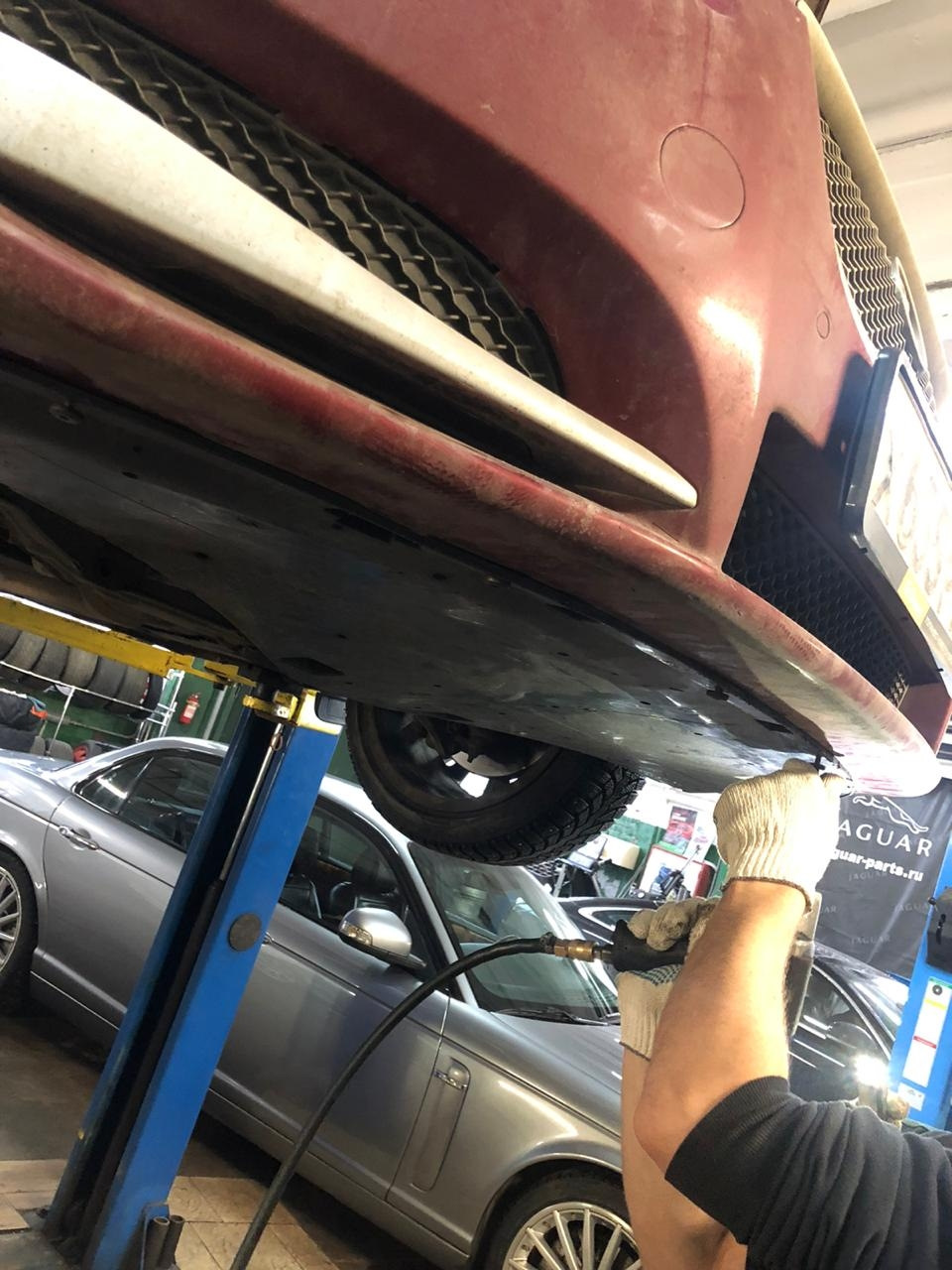 Jaguar XF установка пыльника переднего бампера — JAGUAR PARTS на DRIVE2