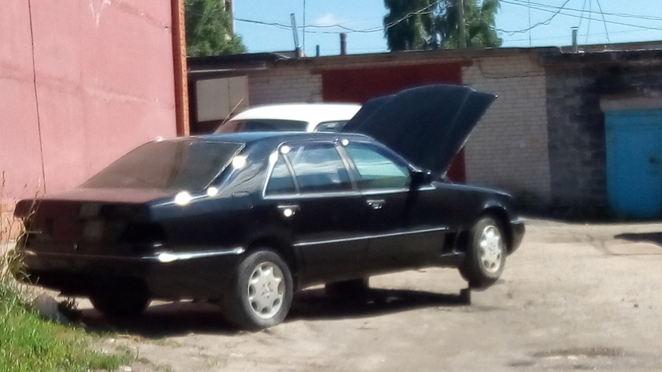 Мойка мотора в ручную))) — Mercedes-Benz S-Class (W140), 3,2 л, 1992 ...