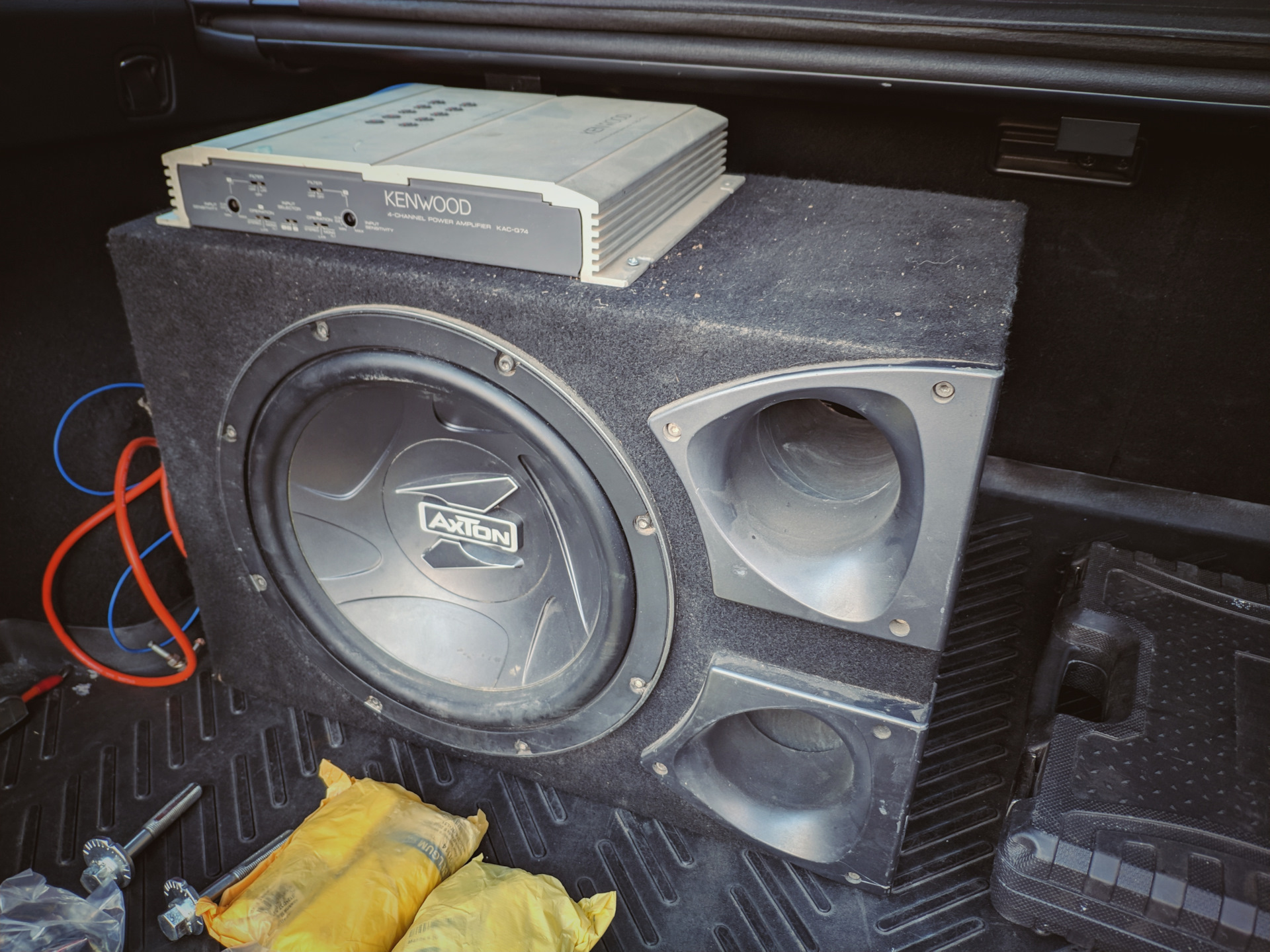 Купил сабвуфер с усилителем, как подключить к штатному гу? — Mazda 6 ...