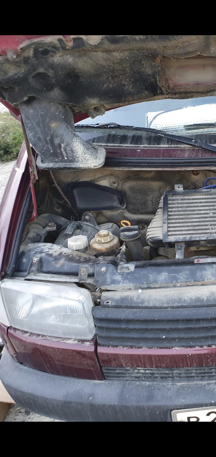 Замена короба воздушного фильтра — Volkswagen Transporter T4, 2,5 л ...