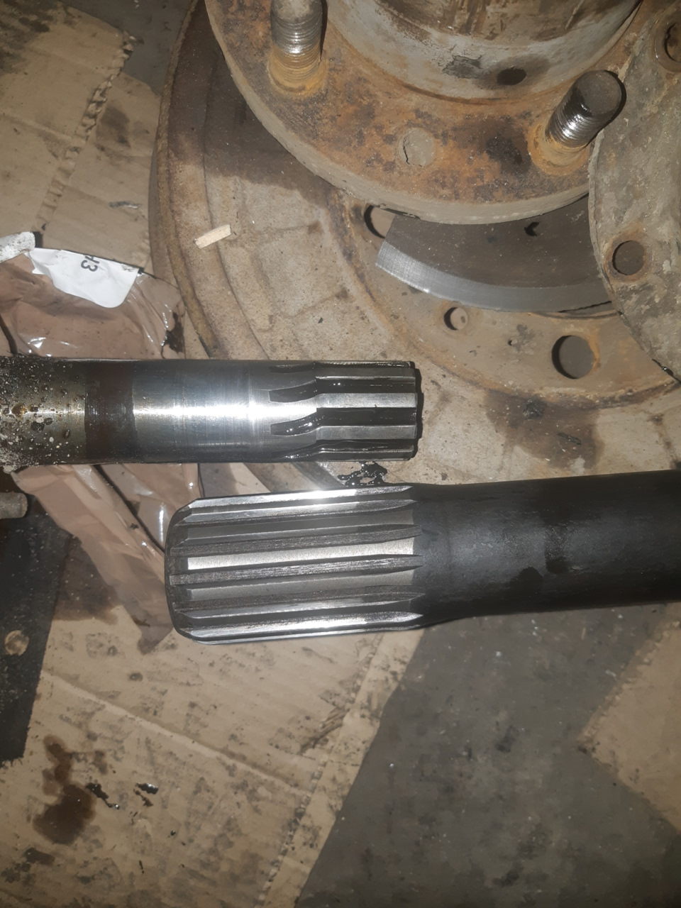 Самодельный усиленный бортовой вал уаз — УАЗ 3151, 2,5 л., 1990 года ...