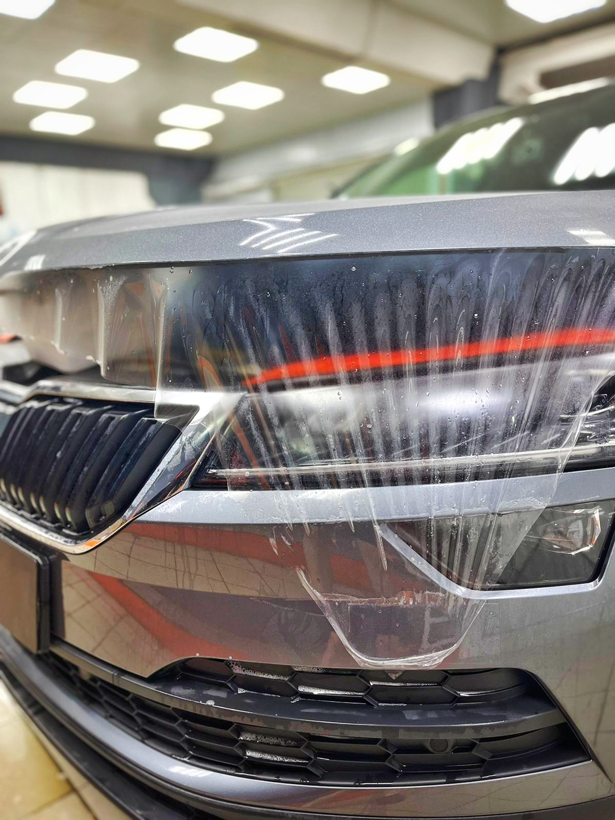 #3 Обклейка кузова плёнкой TPU + тонировка — Skoda Karoq, 1,4 л, 2020 ...