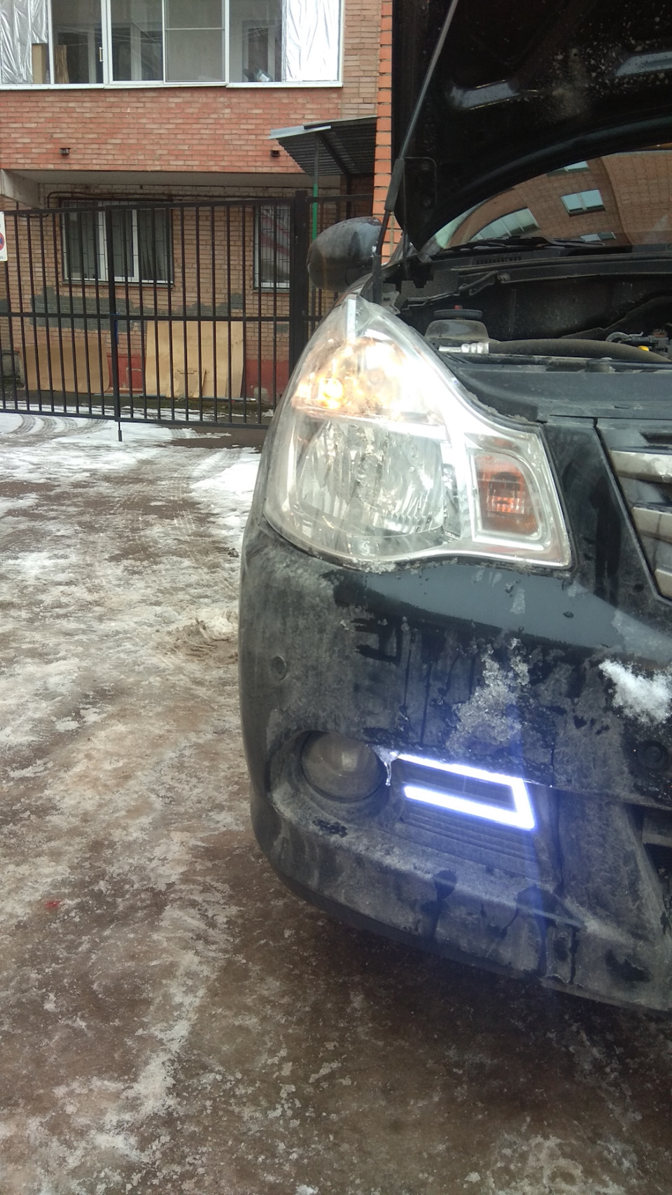 Диодные лампочки в габариты — Nissan Almera V (G11/15), 1,6 л., 2015 ...
