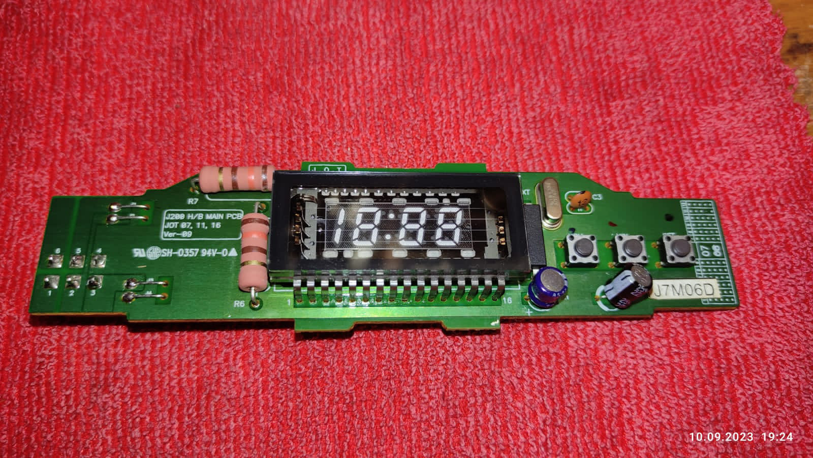 Пропайка штатных часов — Chevrolet Lacetti 5D, 1,6 л, 2007 года ...