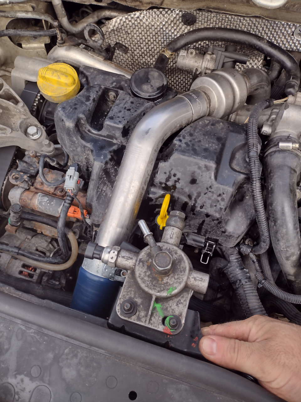 Альтернативный топливный фильтр — Renault Grand Scenic II, 1,5 л, 2008 ...