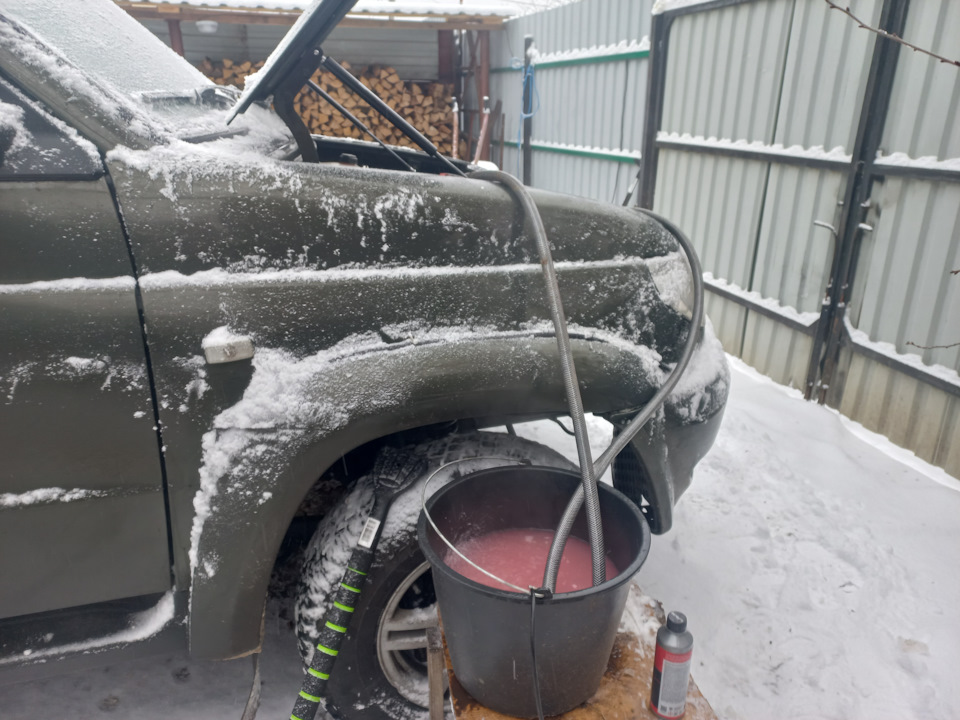 Промывка печек — УАЗ Patriot, 2,7 л, 2013 года | своими руками | DRIVE2