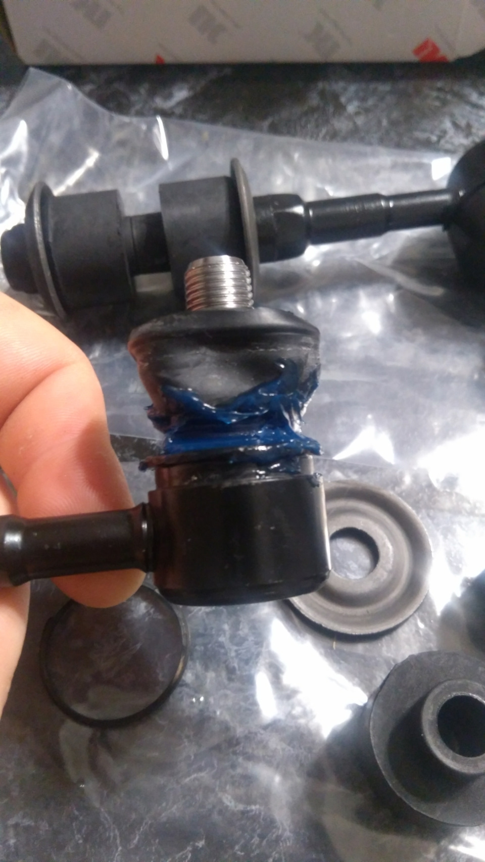 Замена задних стоек стабилизатора и резинок самого стабилизатора ...