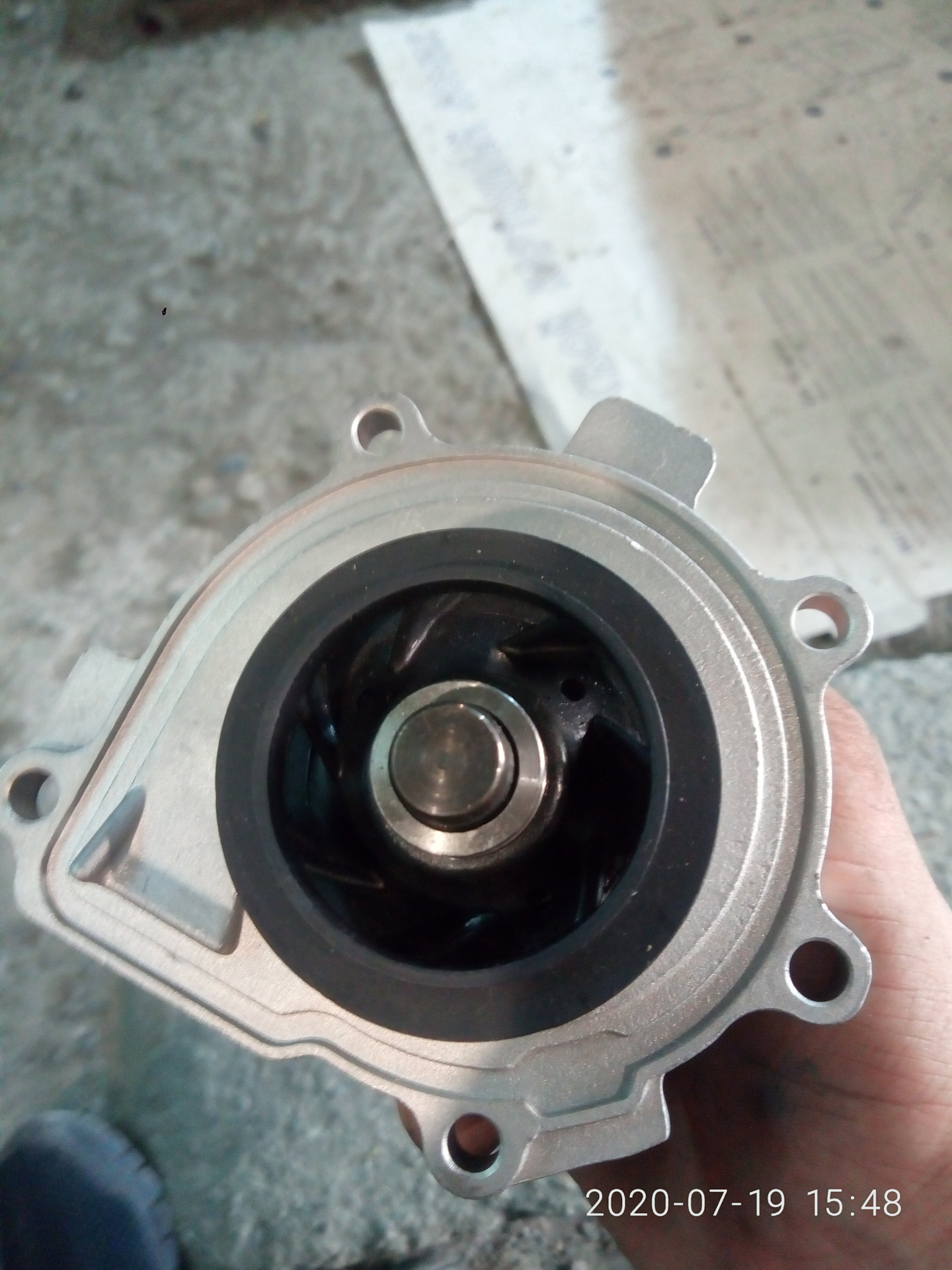 замена помпа зафира б