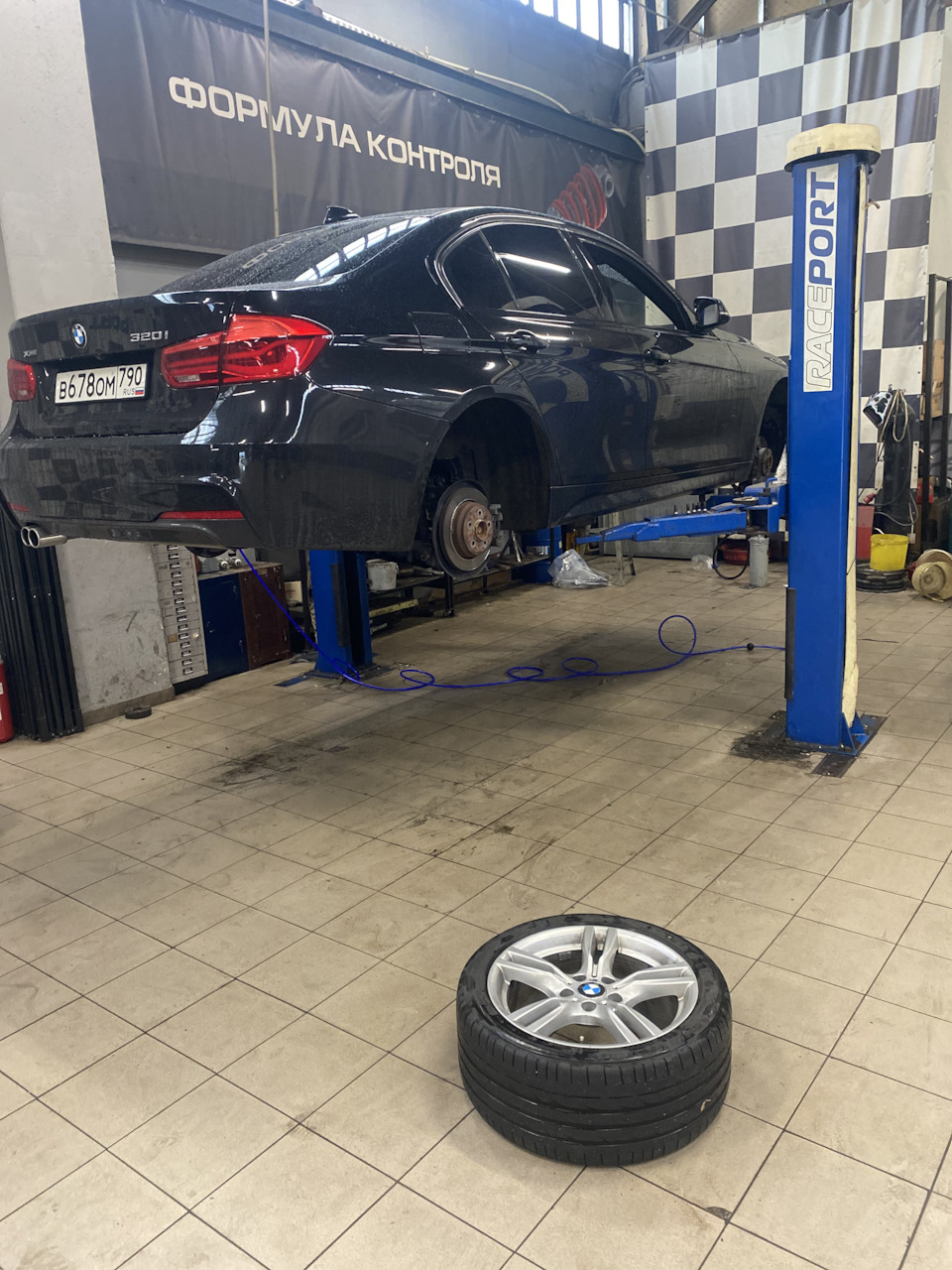Сход развал и прощай ран флэт! — BMW 3 series (F30), 2 л, 2018 года ...