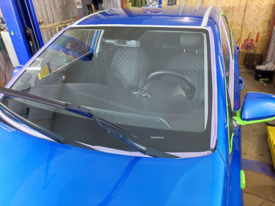 Удаление потёртостей от дворников с лобового стекла. — DRIVE2