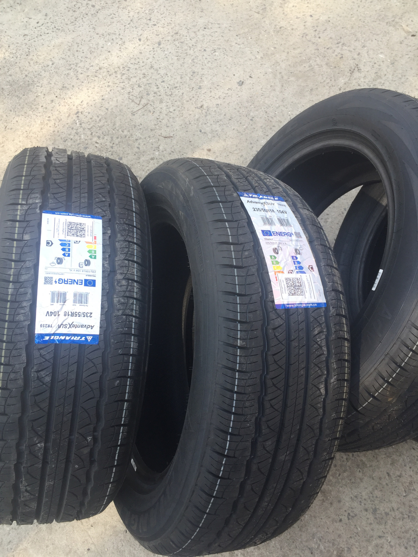 Новые летние шины 235/55R18 *Triangle — Lexus RX 400h (2G), 3,3 л, 2005 ...
