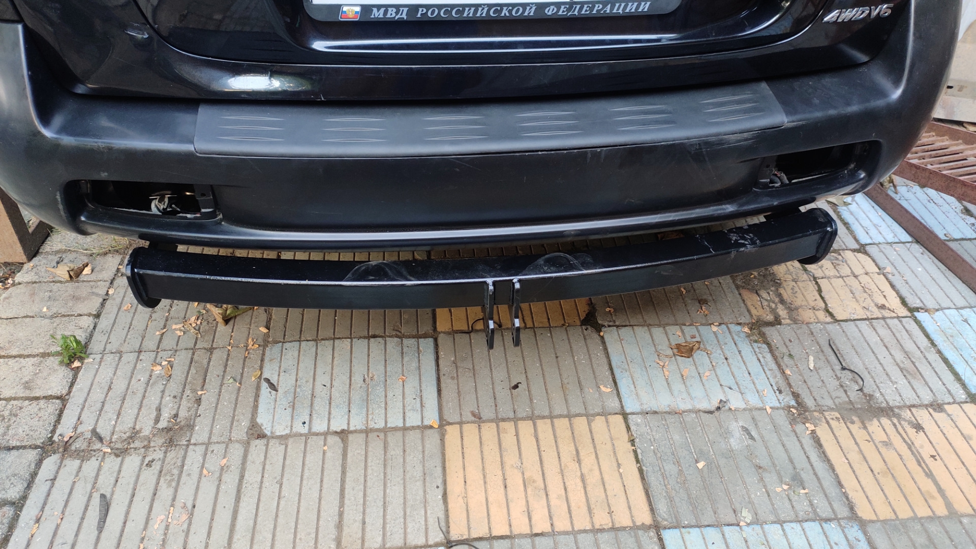 Установил фаркоп — Hyundai Santa Fe (1G), 2,7 л., 2008 года | своими ...