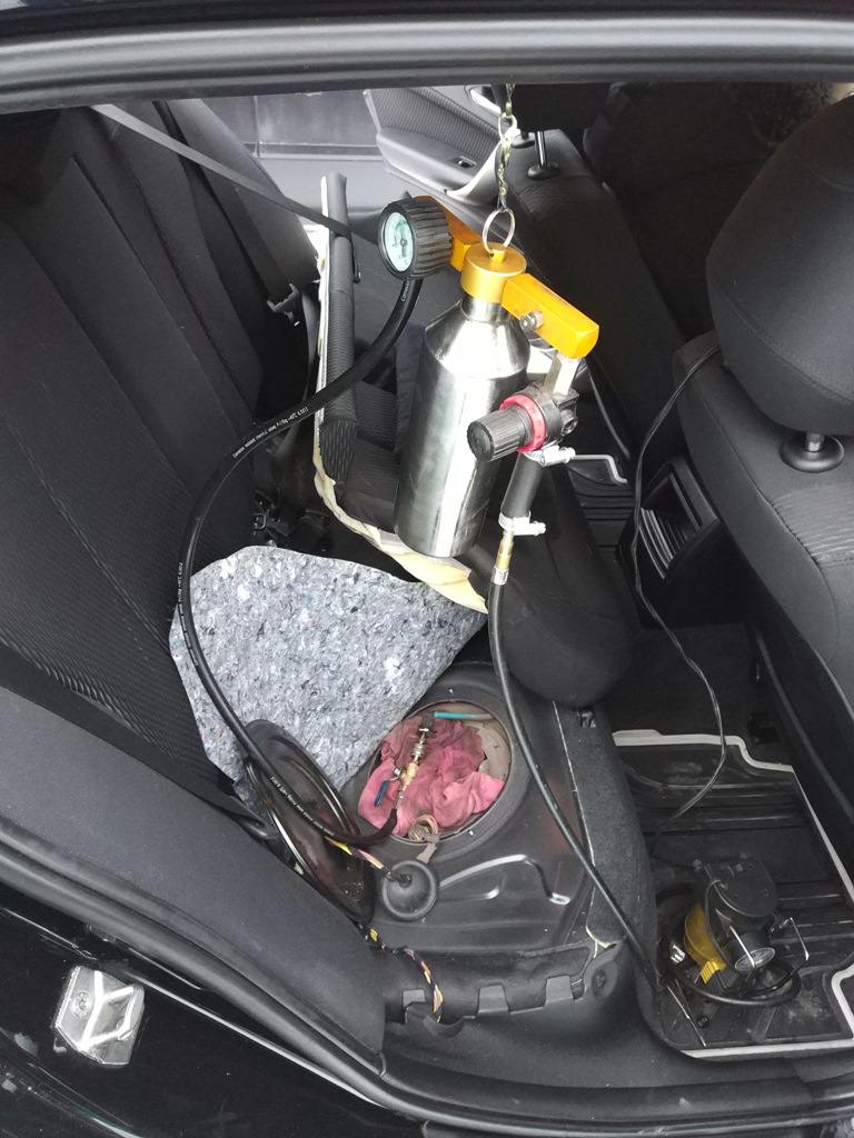 BMW F20 116 на промывке форсунок/инжектора — Промывка форсунок ...