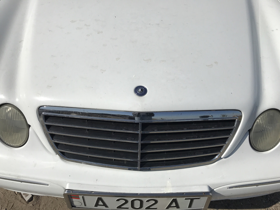 Сперли значек капота. — Mercedes-Benz E-class (W210), 3,2 л, 2000 года ...