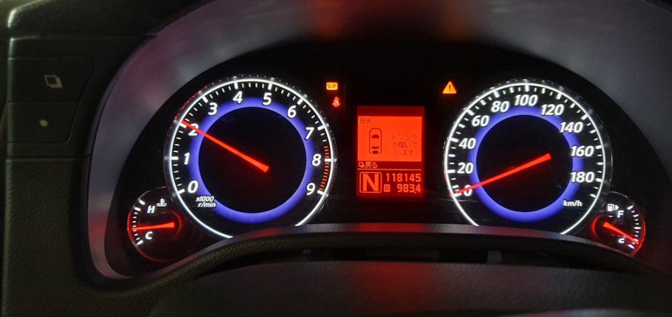 Давление в моторе, пробег 118145км. — Nissan Skyline (V36), 3,5 л, 2007 ...