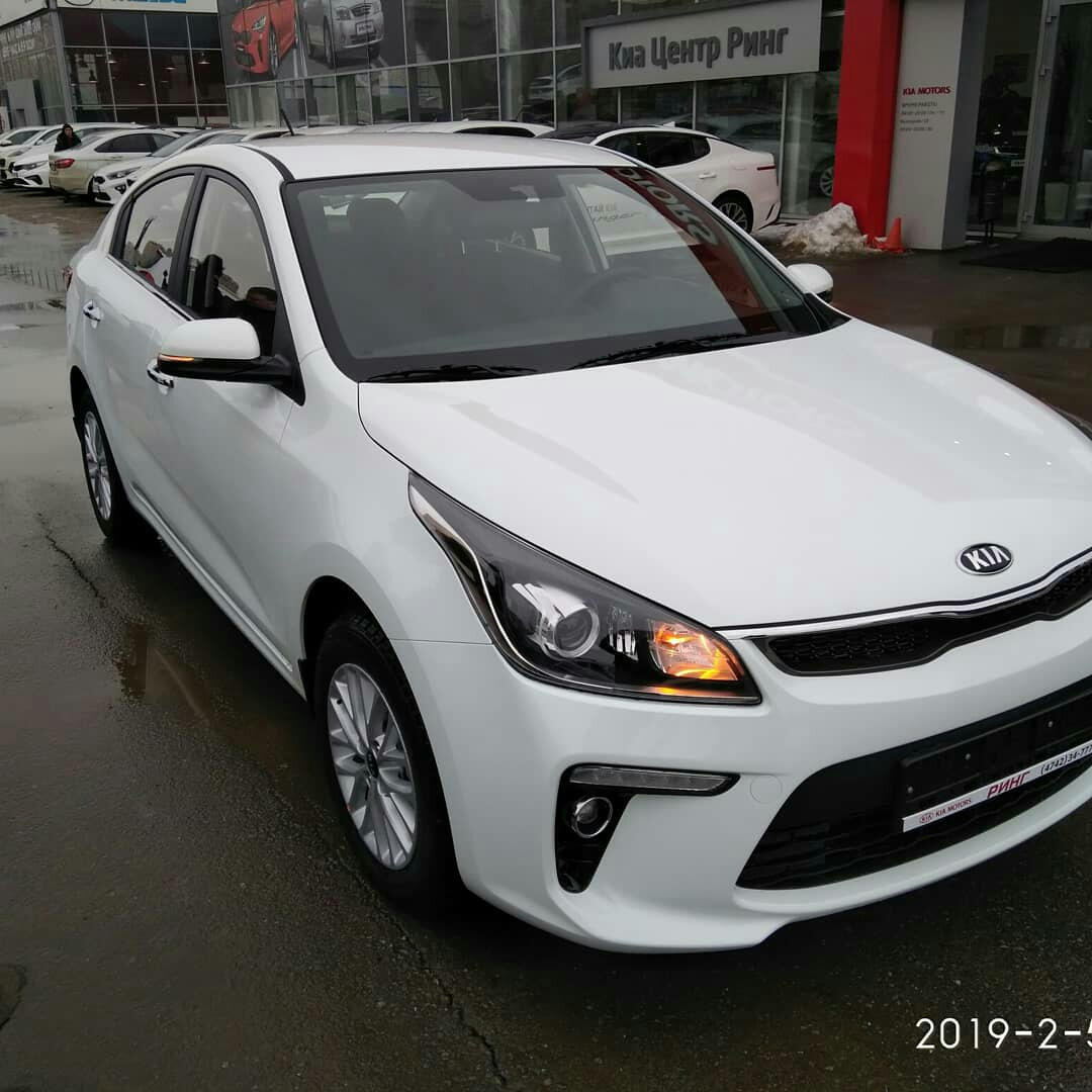 Купили новый авто. — KIA Rio (4G), 1,6 л, 2018 года | покупка машины |  DRIVE2