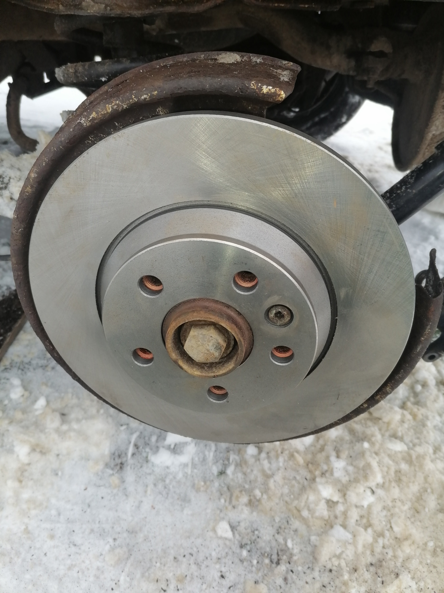 Задние тормозные диски — Volkswagen Sharan (1G), 1,9 л, 2004 года ...