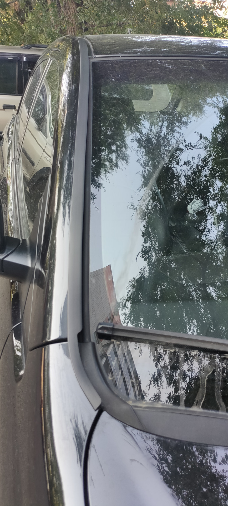 Дефлектор лобового стекла Стрелка-2 — SsangYong Actyon (2G), 2 л, 2012 ...