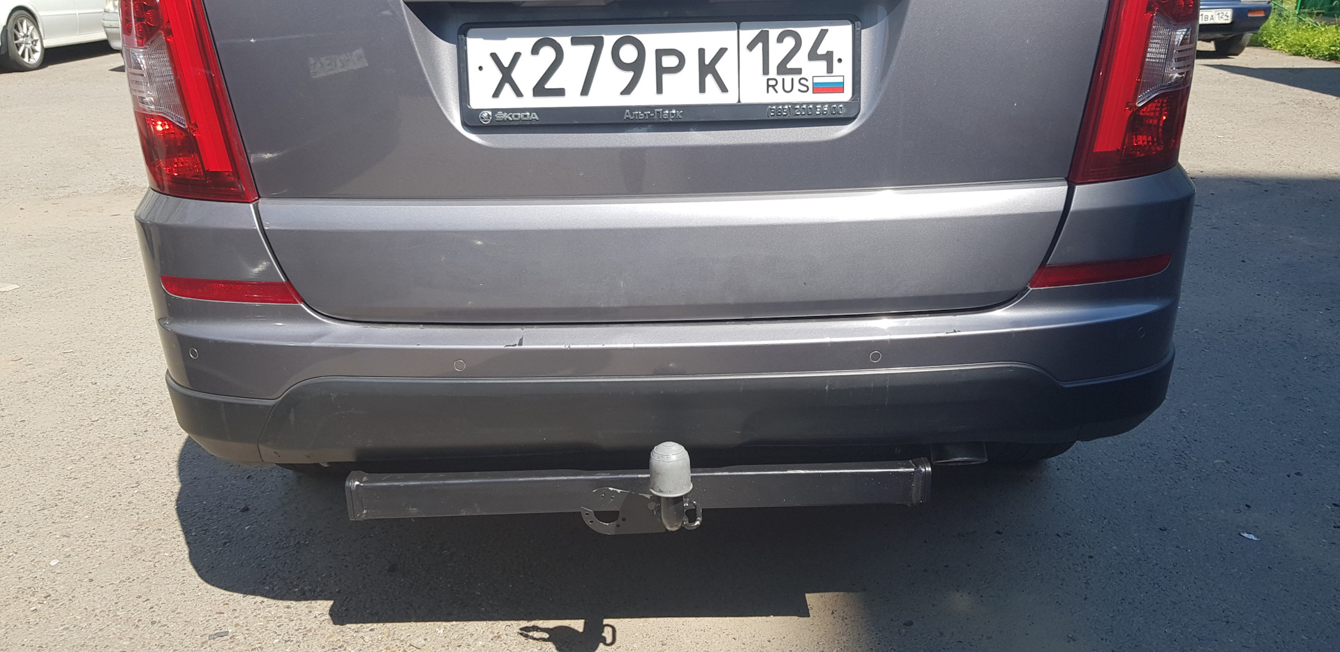 Установка фаркопа ssangyong Rexton W — SsangYong Rexton W (3G), 2,7 л ...