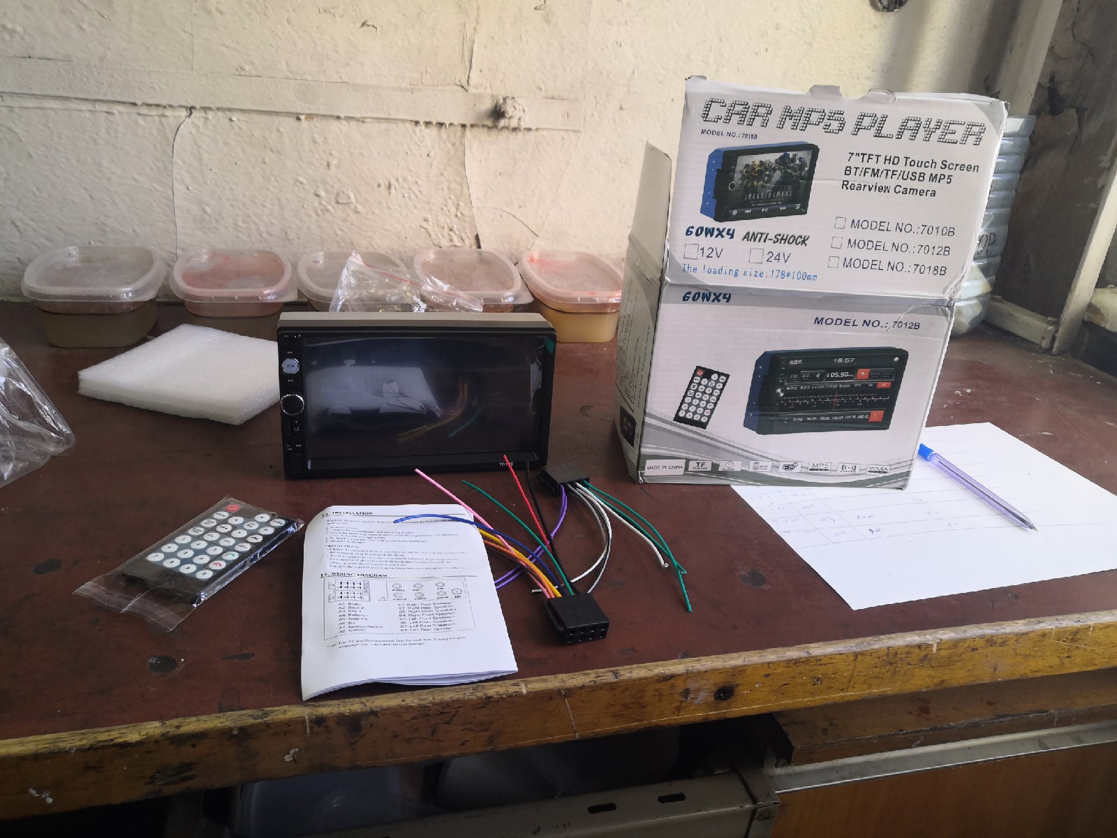 Смена магнитолы Sony на Podofo 7010B — Mitsubishi Legnum, 2 л, 2001 ...