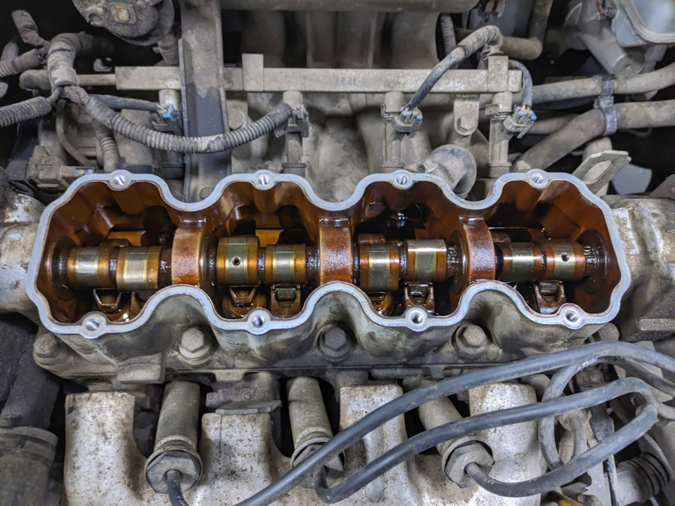 Замена прокладки клапанной крышки + масло — Chevrolet Aveo Sedan (1G ...