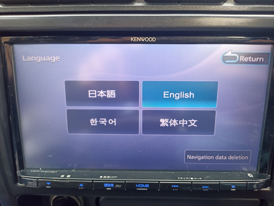 Kenwood MDV-D404BT — Subaru Impreza (GC/GF), 2 л, 2000 года