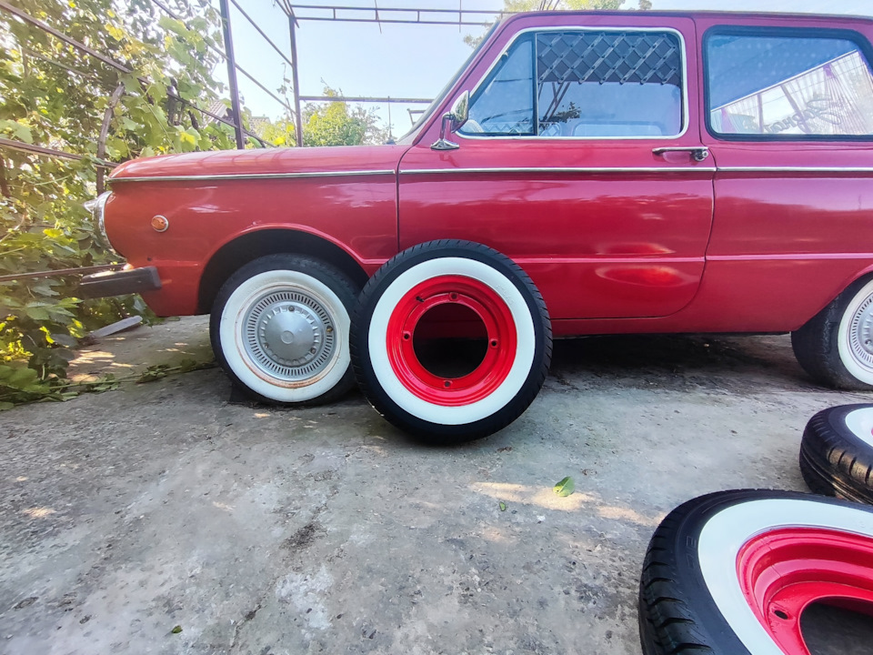 Колеса — ЗАЗ 968, 1,2 л, 1986 года | колёсные диски | DRIVE2