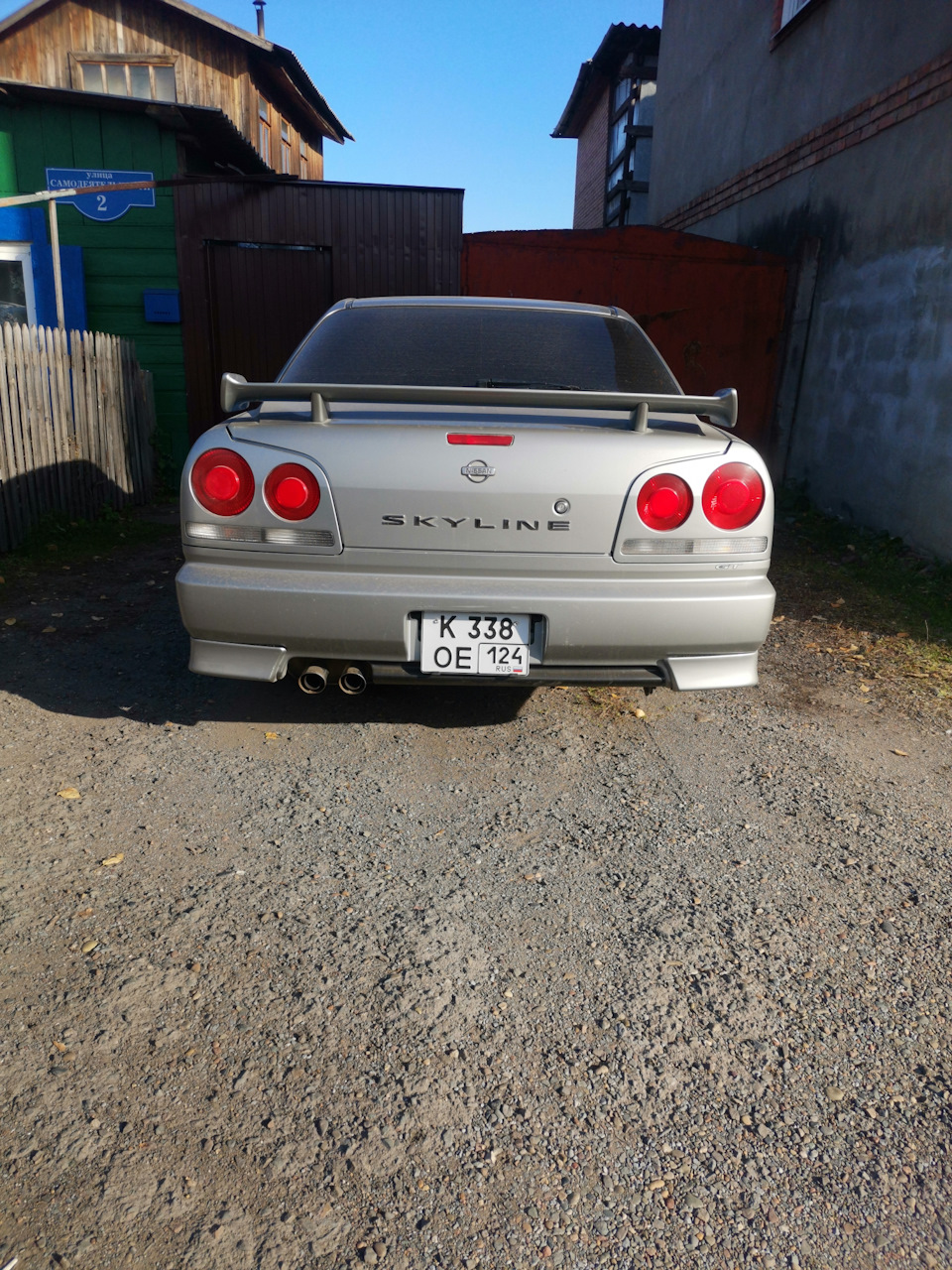 Номерок блатной — Nissan Skyline (R34), 2 л, 1999 года | другое | DRIVE2