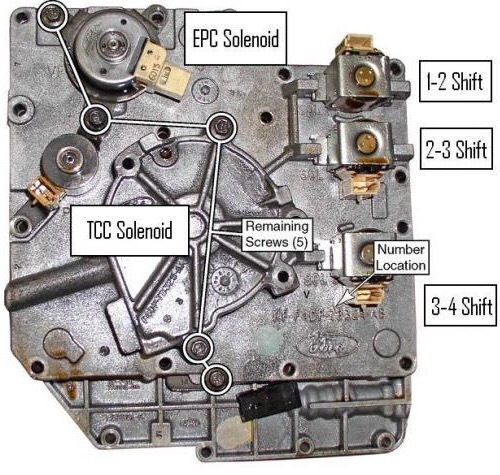 Ax4s акпп схема