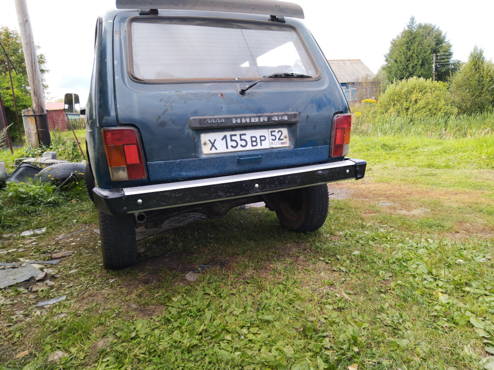 Задний бампер — Lada 4x4 3D, 1,7 л, 1998 года | кузовной ремонт | DRIVE2