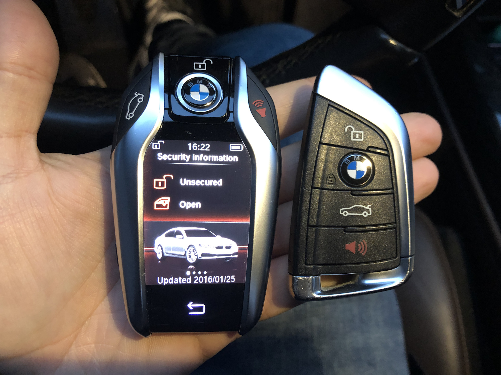 Bmw display key функции