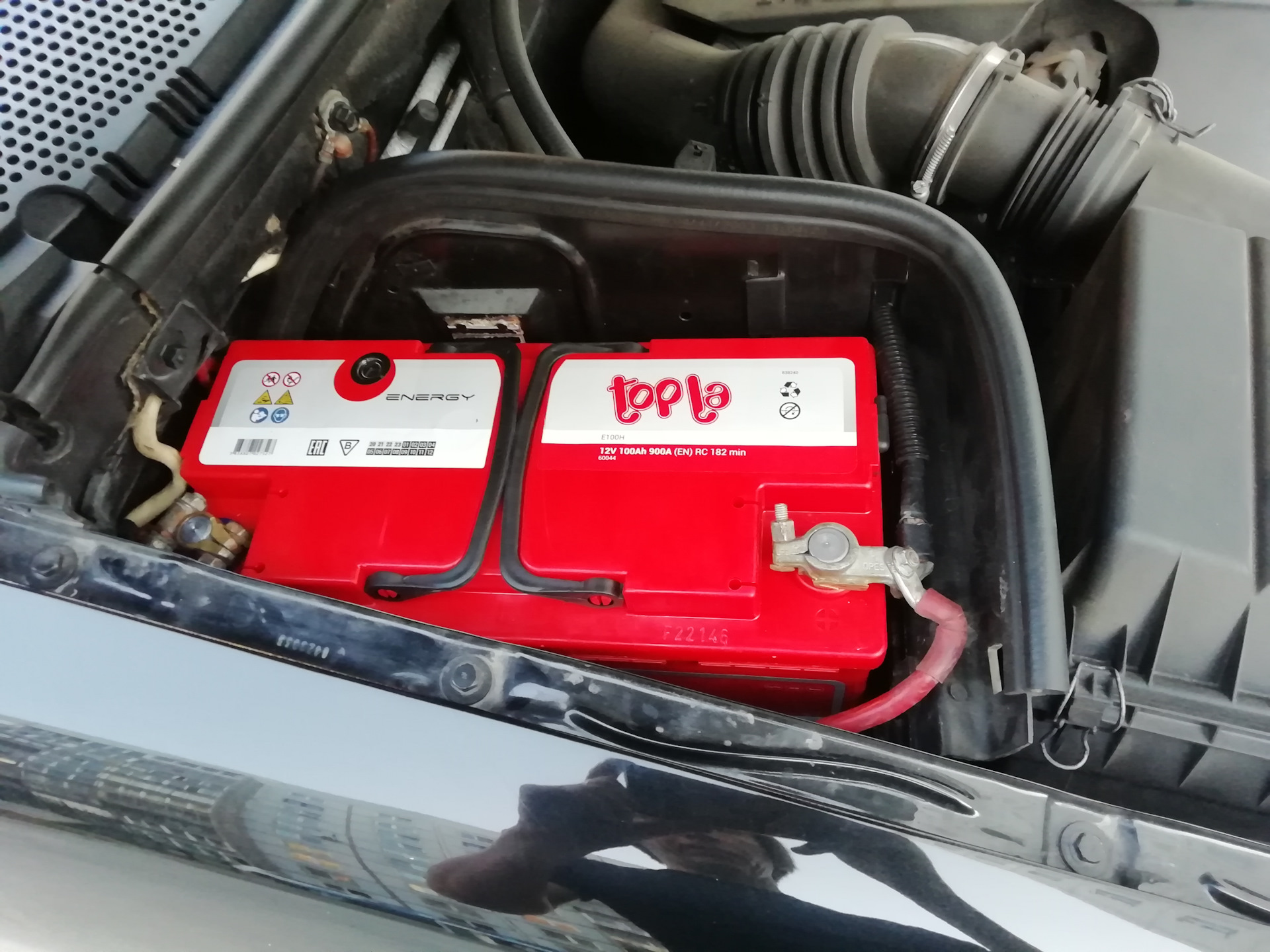 Новый аккумулятор — Mercedes-Benz M-Class (W163), 3,7 л, 2003 года ...