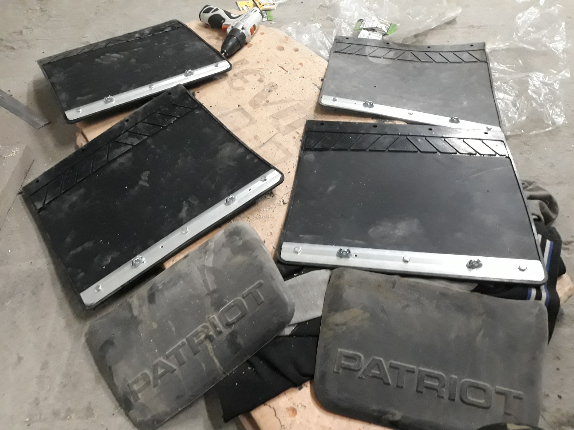 Брызговики своими руками — УАЗ Patriot, 2,7 л., 2008 года | своими ...