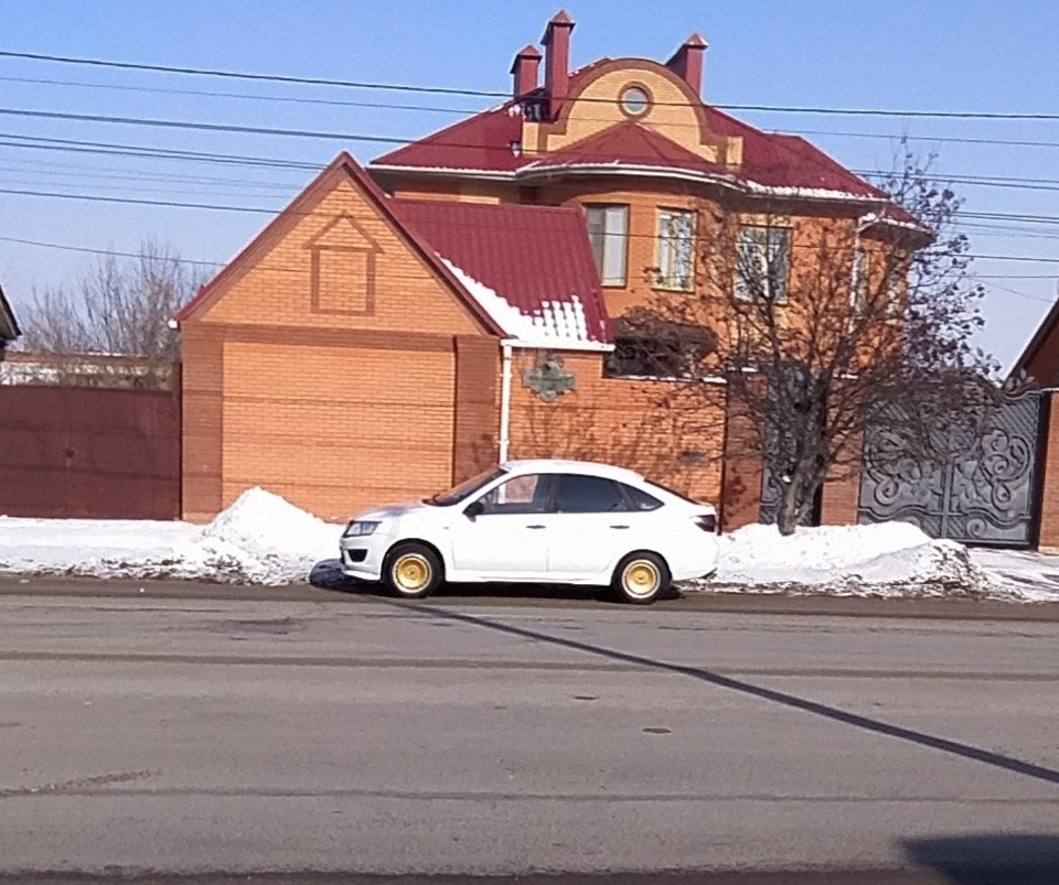 Веснаааааааааа… — Lada Гранта Лифтбек (1G), 1,6 л, 2014 года | просто ...