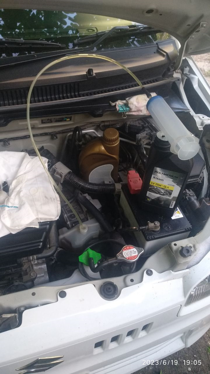 Замена масла в роботе — Suzuki Alto (8G), 0,6 л, 2017 года | плановое ...